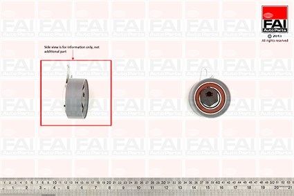 FAI AUTOPARTS Spriegotājrullītis, Gāzu sadales mehānisma piedziņ T9486